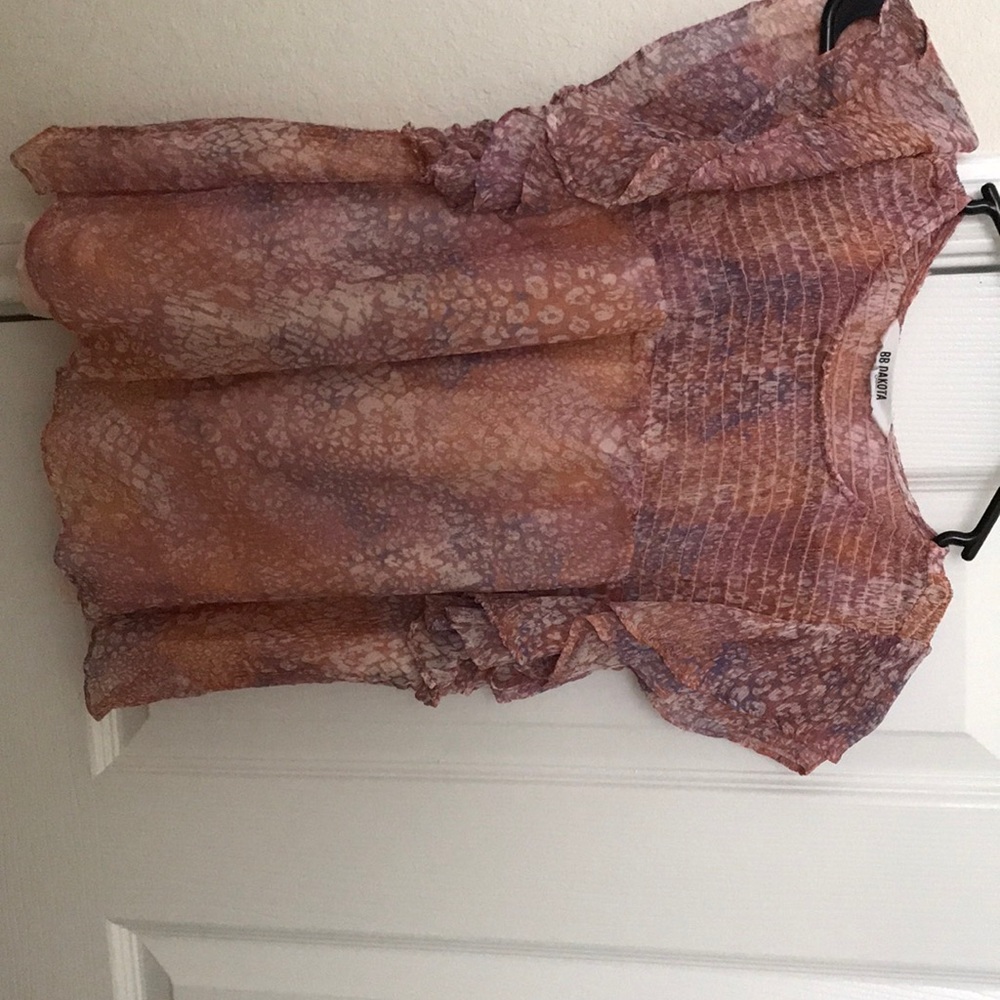 Multicolored blouse size small